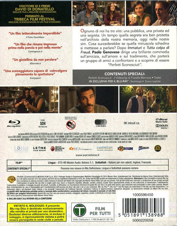 PERFETTI SCONOSCIUTI - BLURAY